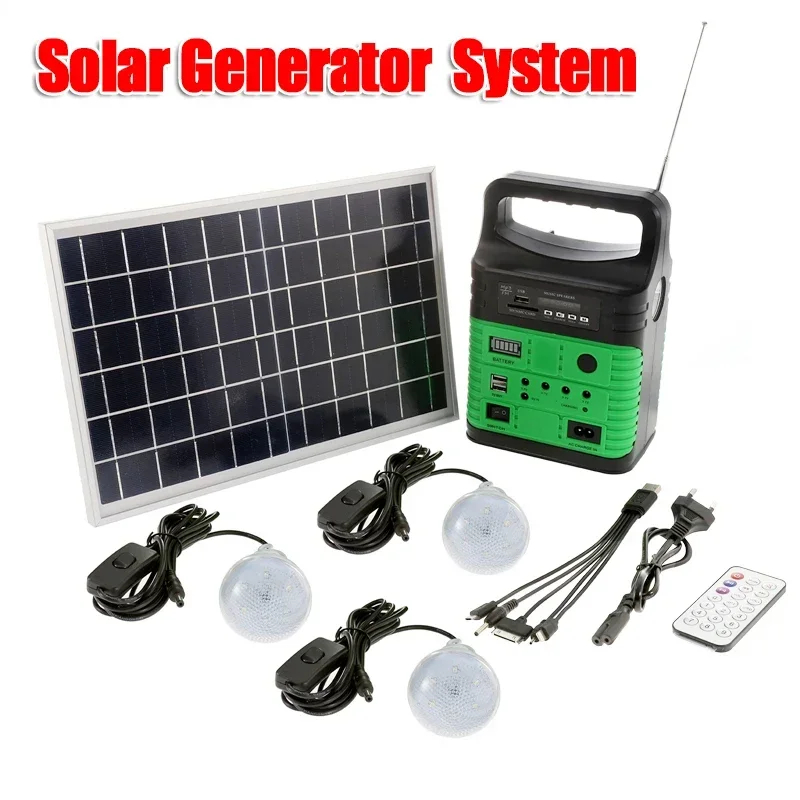 Outdoor Power Distribution Panel - Tragbares Camping Solarstrom generators ystem Sonnen