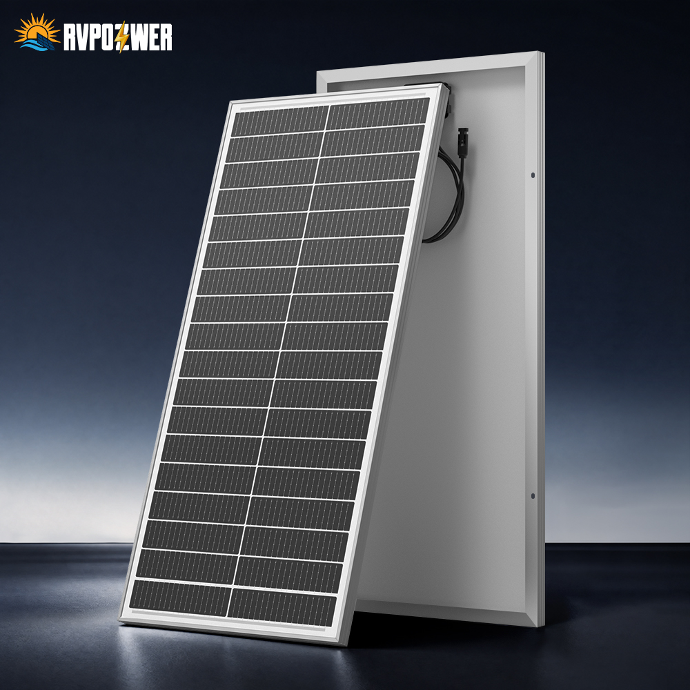 Outdoor Power Distribution Panel - RVPOZWER 100W 18BB starre Solarpanels mit