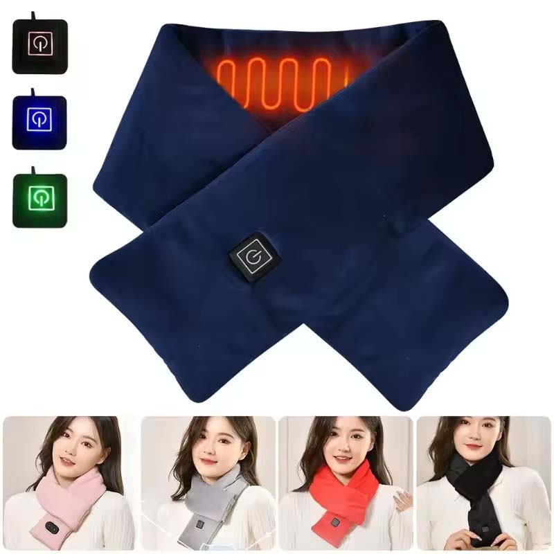 Outdoor Power Pedestal - USB-Heizschal für Damen und Herren, Temperaturschal,