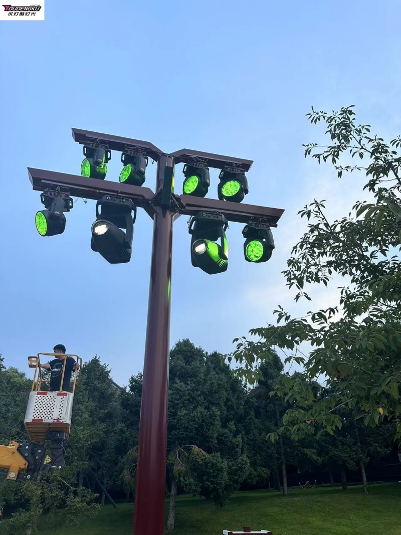 Outdoor Power Head - 1 Stück Professioneller BeamWash Leistungsstarker und