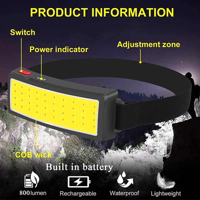 Leistungsstarke COB-LED-Stirnl – Outdoor Power Head Bewertung und Preis