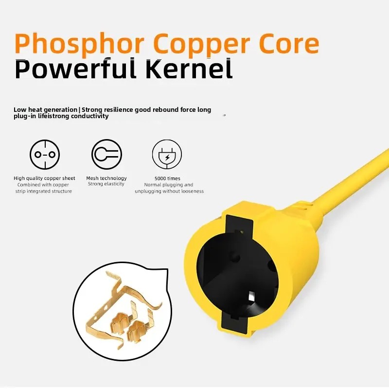 16A EU Schuko Steckdosenleiste – Outdoor Power Extension Cord Bewertung und Preis
