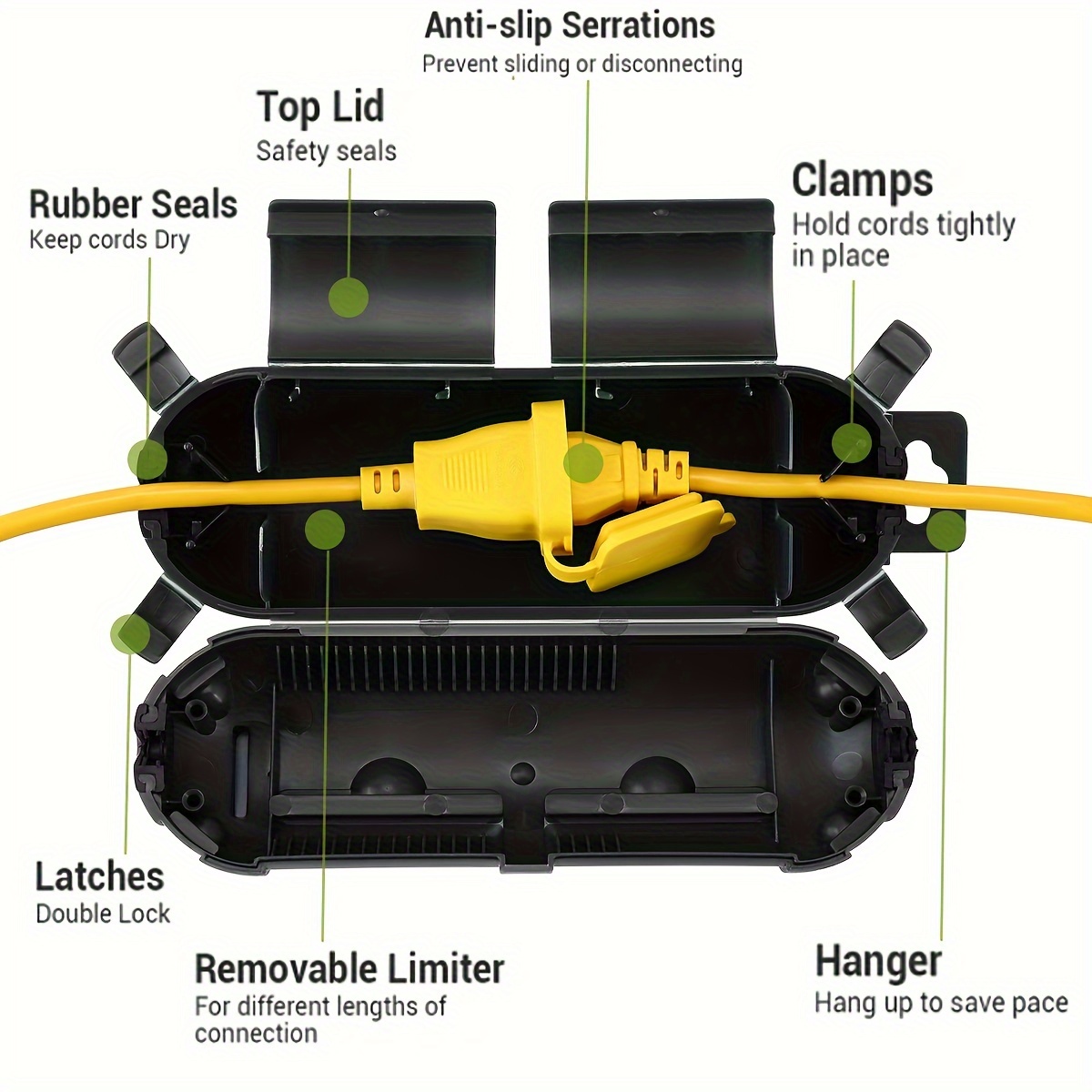 Verlängerungskabel, Steckerans – Outdoor Power Extension Cord Bewertung und Preis