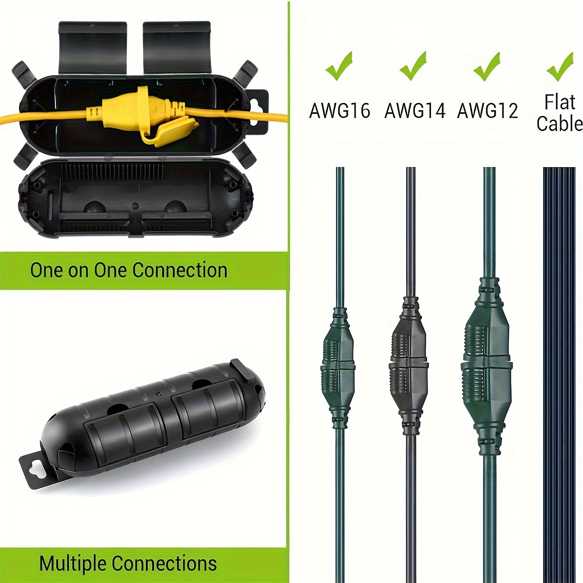 Verlängerungskabel, Steckerans – Outdoor Power Extension Cord Bewertung und Preis